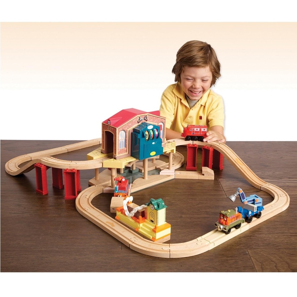 Vintage Chuggington Light & Sounds Calley's Rescue Set – Used